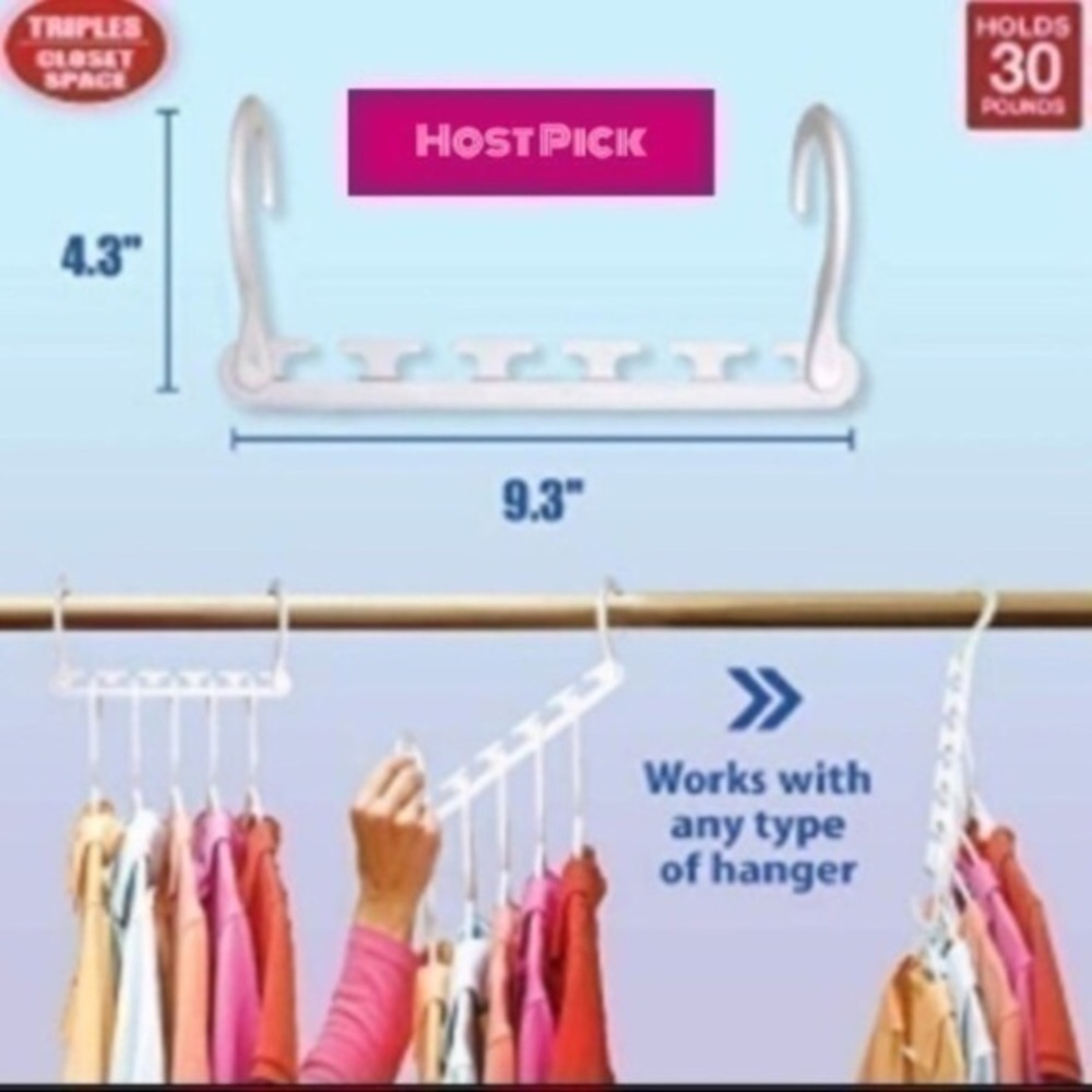 5 Wonder Hangers space saving closet organizer